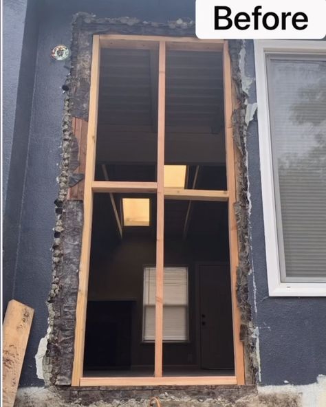 GB Home Renovations on Instagram: “❌ 𝗖𝗹𝗼𝘀𝗶𝗻𝗴 𝗢𝗳𝗳 𝗮 𝗗𝗼𝗼𝗿𝘄𝗮𝘆 ❌ ______ Have you ever wanted to close off a doorway? Ever wondered how it's done? Check out this short before &…” Closing Off A Doorway, Home Renovations, Have You Ever, New House, Farmhouse, Wonder, Exterior, Mirror, On Instagram