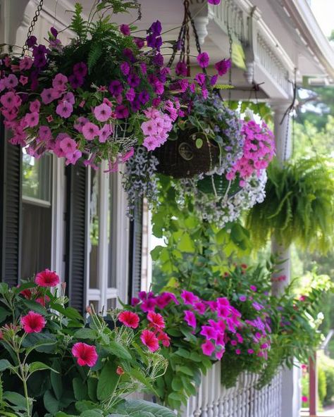 Geranium Hanging Baskets, Ivy Geraniums, Balcony Planters, Australian Flowers, Hanging Flower Baskets, Plants For Hanging Baskets, Hanging Flower Pots, Best Plants, Flower Pots Outdoor