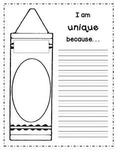 The Crayon Box That Talked Writing Page The Crayon Box That Talked Craft, History Bulletin Board Ideas, Crayon Classroom, Crayon Themed Classroom, Writing Page, 1st Grade Writing, First Grade Writing, Bulletin Board Ideas, Crayon Box