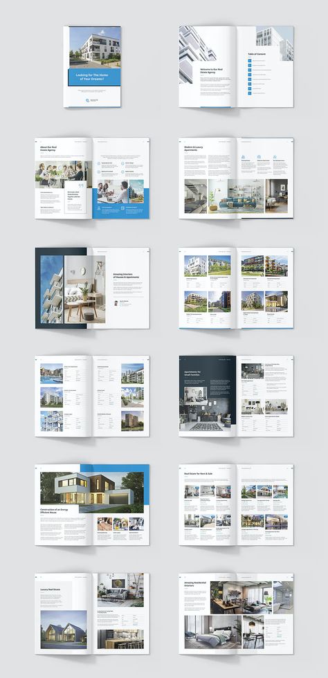 Real Estate Brochure Template INDD Real Estate Booklet Design, Real Estate Magazine Design, Property Development Brochure, Real Estate Catalogue, Building Brochure, Real Estate Brochure Design, Luxury Real Estate Brochure, Real Estate Magazine, Architecture Brochures