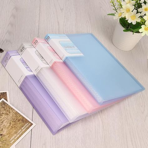 Organized Binder For School, Aesthetic Folders School, Cute Folders For School, Stationary College, School Folders Aesthetic, Folders Aesthetic, Cute Folders, Folders For School, Aesthetic Folder