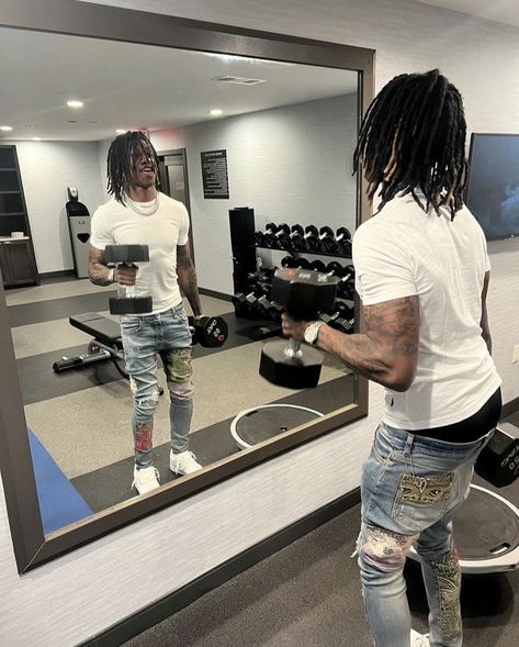 Big Drip Outfit Men, Drip Outfits, Athletic Aesthetic, Sneakers Outfit Men, At Gym, 90s Fashion Men, Drip Outfit Men, Dope Outfits For Guys, Lil Durk