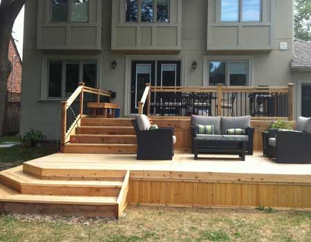 Multi Level Decks Design and Ideas Multi Level Deck, Tiered Deck, House Patio, Cedar Deck, Building A Porch, Patio Deck Designs, Wooden Deck, Deck Designs Backyard, Decks Backyard