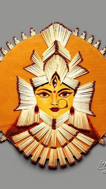 We've got some Durga Puja crafts that are perfect for the upcoming Puja/Dussehra festival! Get ready to create some gorgeous projects at home! Durga Puja Craft Ideas For Kids, Matchstick Art On Paper, Durga Puja Craft, Gods Drawing, Matchstick Art, Match Stick Art, Coastal Living Room Decor, Matchstick Craft, Modern Coastal Living Room