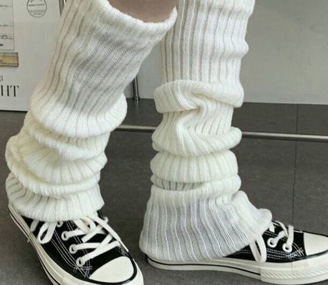 Leg Warmers Aesthetic, Pretty Shoes, Swag Outfits, Character Outfits, Leg Warmers, Not Mine, Sock Shoes, Cute Shoes, Aesthetic Clothes