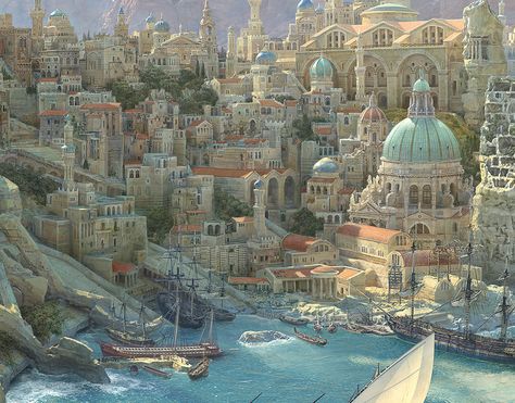 Location Inspiration, Most Viewed, Fantasy City, Fantasy Castle, Fantasy Story, Fantasy Setting, Fantasy Places, Fantasy Map, Fantasy Art Landscapes