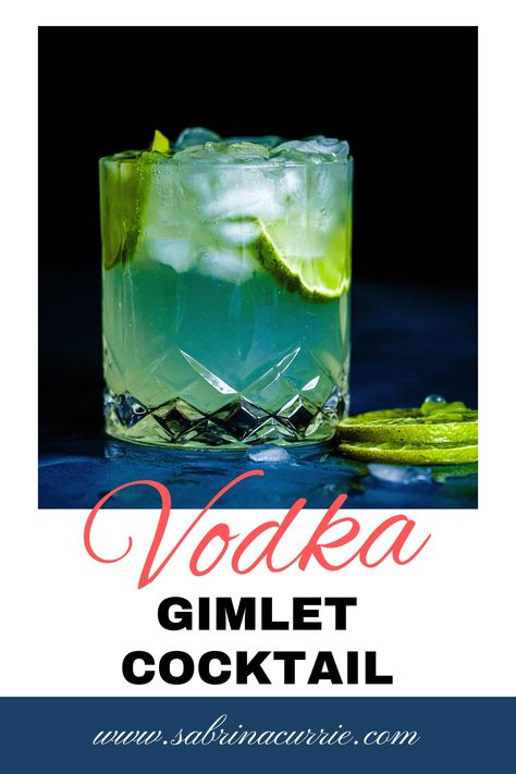 Refreshing, delicious and strong, this is a crowd-pleasing take on a classic cocktail! Vodka Gimlet Recipe, Vodka Gimlet, Gimlet Cocktail, Gimlet Recipe, Crab Cake Recipe, Gimlet, Thirsty Thursday, Crab Cakes, Classic Cocktails