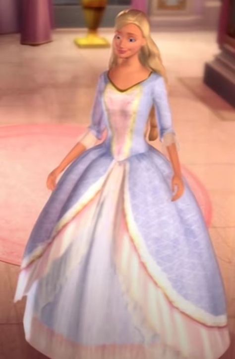 Barbie Princess And The Pauper Dresses, Barbie Erika Dress, Princess And The Pauper Dresses, Barbie The Princess And The Pauper, Barbie Movies Outfits, Barbie Princess Outfit, Barbie Dresses Movie, Barbie Movie Dresses, Princess And The Pauper Barbie