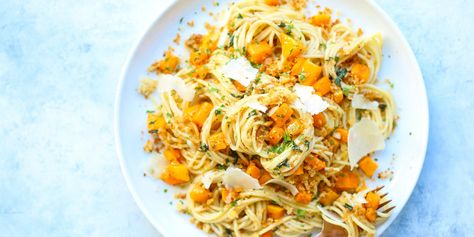 There are so many pastabilities. Brown Butter Butternut Squash, Winter Pasta Recipes, Sauteed Butternut Squash, Butternut Squash Recipes Pasta, Squash Pasta Recipe, Winter Pasta, Easy Butternut Squash, Butternut Squash Pasta, Vegetarian Pasta Recipes