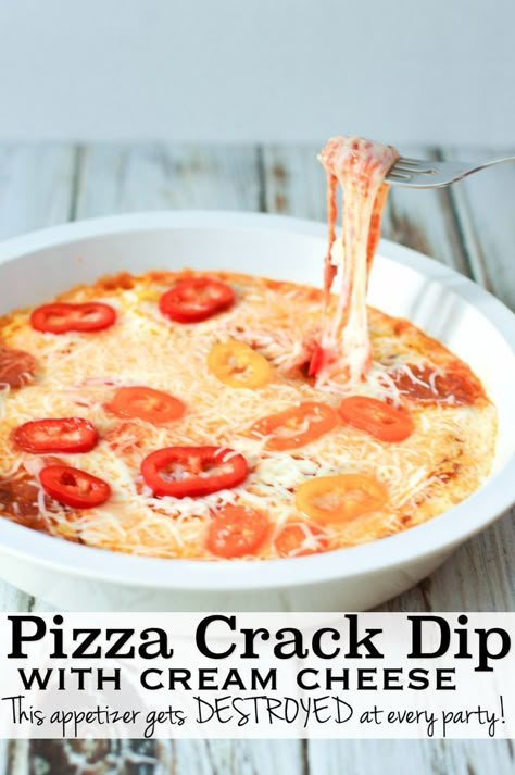 Pizza Dip With Cream Cheese, Minnesota Hot Dish, Cream Cheese Pizza, Dip With Cream Cheese, White Pizza Recipes, Cream Cheese Recipe, Best Appetizer, Pizza Dip, Pizza Appetizers