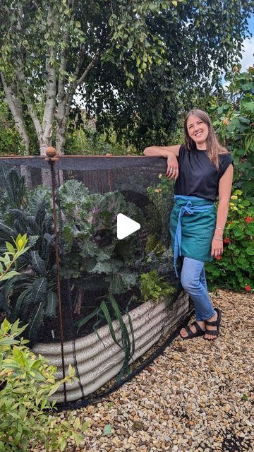 Amy - Growing the good life and chicken keeping on Instagram: "WIN the ultimate raised bed setup - A raised bed and a netted vegetable cage 🌱 And guess what, there's going to be not just one but THREE winners 😍 Each will win a modular raised bed and a fruit & vegetable cage (in natural rust colourway) which comes with fitted netting and will protect your home grown veggies!  These beds are the best addition I've ever made to my garden and the wonderful vintage style vegetable cages have been a total game changer 🦋 They've transformed my garden and I know so many of you love them too, so thanks to @harrodhorticultural you have the chance to have your own!  To be in with a chance to win one of three bed + cage kits:  🙋🏻‍♀️You must be following both me and @harrodhorticultural ♥️ Like th Garden Cage Ideas, Bed Setup, Vegtable Garden, Three Bed, Metal Garden Beds, Chicken Keeping, Garden Netting, Home Grown Vegetables, Growing Veggies