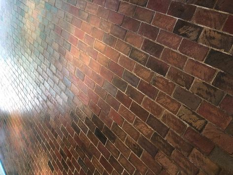 Brick Floor Restoration - Marble Restoration, Brick Floors, Resin Floor, Brick Floor, Interior Brick, Floor Restoration, Antique Brick, Saltillo Tile, Travertine Floors