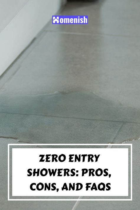 Shower Zero Entry, Walk In Shower No Door Dimensions, Low Threshold Showers, Zero Entrance Shower Ideas, Zero Threshold Showers, No Threshold Shower Master Bath, No Curb Shower Walk In, Zero Threshold Shower Ideas, Barrier Free Showers Walk In