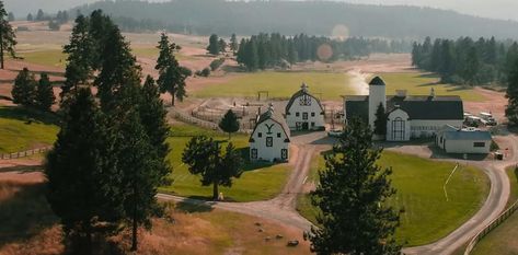 Chief Joseph Ranch, which construction began in 1914, is a historic landmark in Montana. Yellowstone Cowboys, Chief Joseph Ranch, Yellowstone Ranch, Yellowstone Series, Montana Ranch, Chief Joseph, Ranch Sign, Cattle Ranch, Dutton Ranch