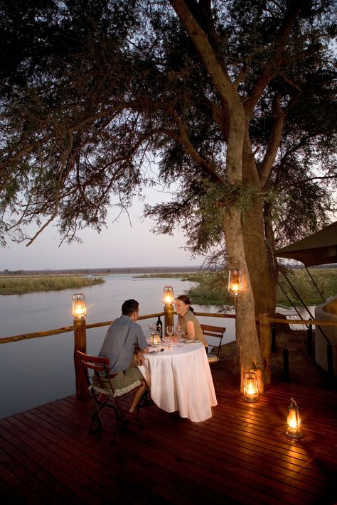 Botswana Safari, Luxury Safari, Safari Lodge, Design Room, Sustainable Tourism, Out Of Africa, Romantic Dinner, Romantic Places, Romantic Dinners