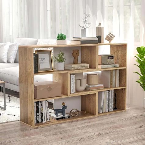 Bookshelves - Bed Bath & Beyond Wide Bookshelf, Bookshelf Bed, Corner Display, Open Bookshelves, Modern Bookshelf, Cube Bookcase, Bookshelf Storage, Functional Space, Display Storage