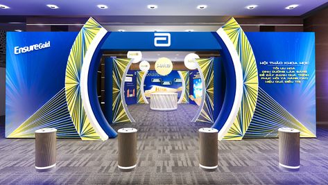 ABBOTT ENSURE on Behance Event Entrance Arch Design, Event Entrance Design, Event Entrance Arch, Experiential Marketing Events, Arch Gate, Entrance Arch, Event Entrance, Corporate Event Design, Event Stage