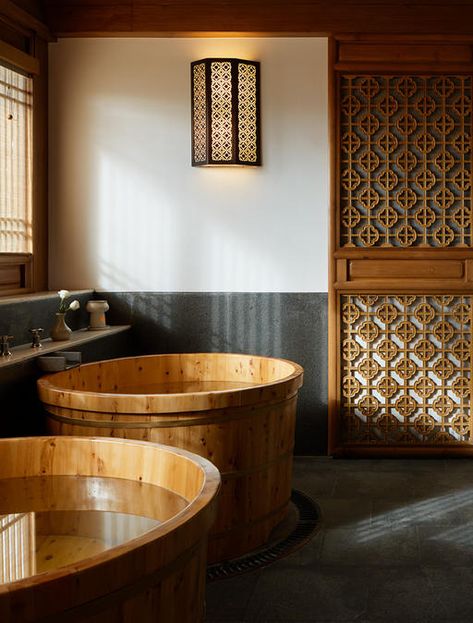 Wellness & Fitness at Amandayan - Aman Doll Bathroom, Modern Chinese Interior, Lijiang China, Japanese Spa, Wooden Pavilion, Chinese House, Chinese Interior, Hotel Suite Luxury, Asian Interior