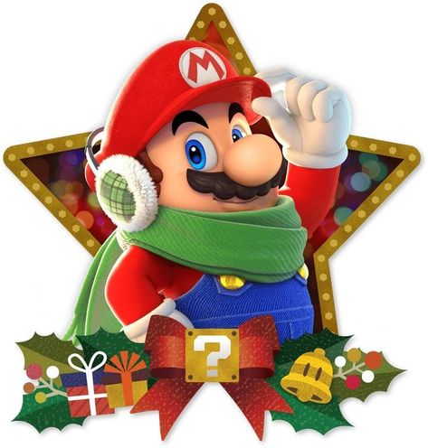 Mario And Friends, Mario Christmas, Nintendo Mario Bros, Family Gift Ideas, Super Mario Games, Video Game Consoles, Christmas Yard Art, Christmas World, Super Mario Art