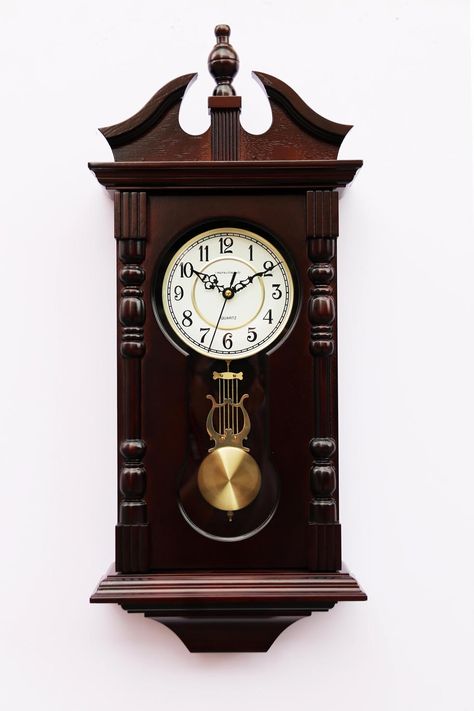 Wood Carving Furniture, Pendulum Wall Clock, Pendulum Clock, Metal Working Tools, Antique Clocks, Wood Clocks, Wooden Wall Clock, Grandfather Clock, Wood Wall Clock