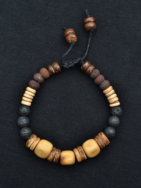 Juniper Wood, Lava Beads, Wrist Wear, Bracelet Diy, Origami Owl, Lava Bead, Coconut Shell, Wood Earrings, Nature Bracelets