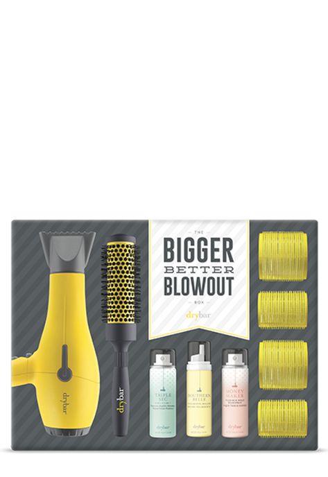 Drybar Holiday Blow Dryer Kit Blow Out Bar, The Perfect Blowout, Volumizing Mousse, Ceramic Brush, Perfect Blowout, Bouncy Hair, Dry Bar, Blowout Hair, Gift Kit