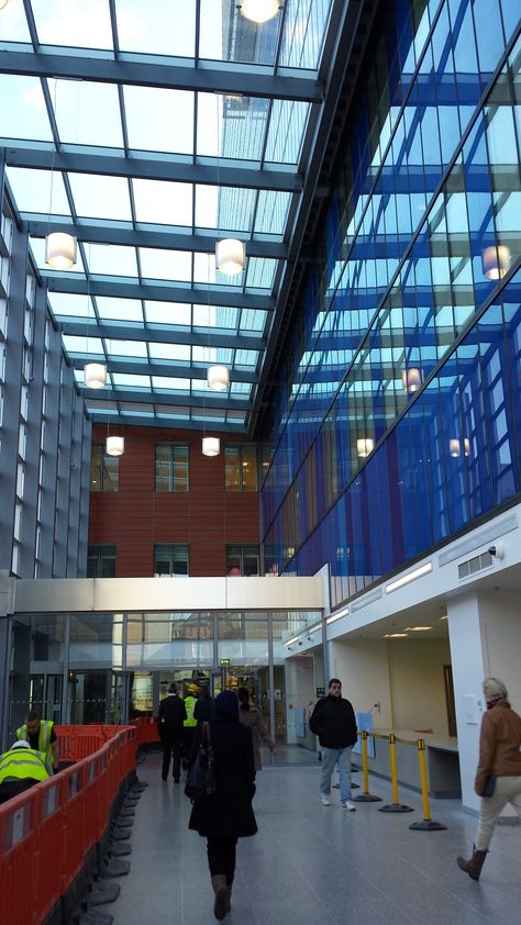 View inside of front main entrance in the Royal London Hospital London Hospital, Medical Aesthetic, Main Entrance, Entrance, Medical, London, Building, Health, Quick Saves