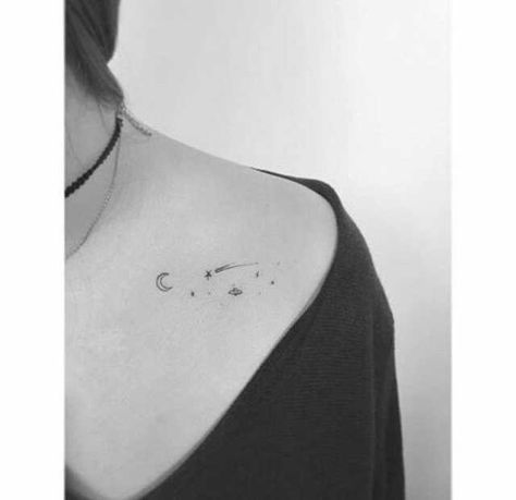 Scenic Tattoo, Tattoos Infinity, Universe Tattoo, Worlds Best Tattoos, Knuckle Tattoos, Handpoke Tattoo, Hand Poked Tattoo, Tiny Tattoo, Constellation Tattoos