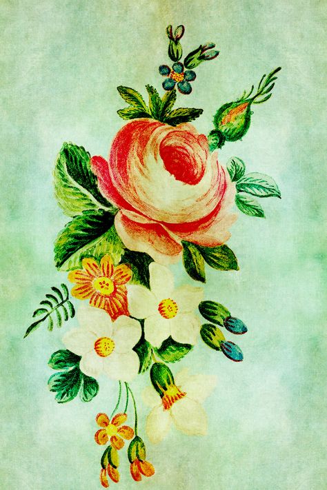 Flowers Vintage Painting Free Stock Photo - Public Domain Pictures Vintage Painting Flowers, Flowers Vintage, Painting Flowers, Old Paintings, Find Your Style, Painting Photos, Painting Illustration, Vintage Love, View Image