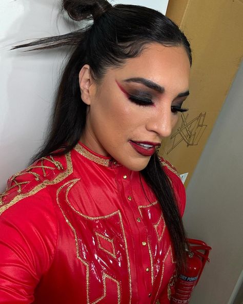 The Dream Team 😍❤️🔥 Hair color @olesia23 Hair and makeup @beautybyjett And @shamrockin77 Gear @ares_artimen Design @aslannoriginals… | Instagram Raquel Rodriguez Wwe, Raquel Gonzalez, Raquel Rodriguez, The Dream Team, Crown Jewels, Hello Beautiful, Hair And Makeup, Dream Team, The Dream