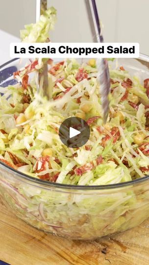 174K views · 2.5K reactions | This viral La Scala Chopped Salad was made famous by none other than the Kardashians, so you know I needed to give it a try. All of the great flavours from an Italian cold cut but in a salad format. The best part is how customizable it is; grab what you love, give it a quick chop, and enjoy! | Andy’s East Coast Kitchen | Art James · Peaches Scala Chopped Salad, East Coast Kitchen, Cold Cut, Chopped Salad Recipes, The Mediterranean Diet, Whole Food Diet, Plant Based Nutrition, Mediterranean Cuisine, The Kardashians