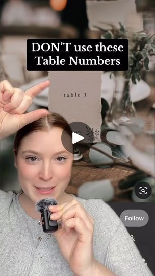 56K views · 2K reactions | Wedding Table Number Sign tips! #weddingtabledecor | Lynea D'Aprix | lyneadaprix · Original audio Lynea D’aprix Account Wedding, Wedding Table Number Signs, Number Sign, Seating Chart Wedding, Seating Charts, Wedding Seating, Wedding Table Numbers, Table Numbers, Wedding Table