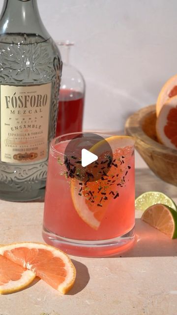 Sarah Gualtieri on Instagram: "I’m excited to partner with @fosforomezcal to create a vibrant summer cocktail - the Hibiscus Mezcal Paloma. This Ensamble mezcal brings a lively palate with notes of cooked agave, caramelized pineapple, and fresh herbs. Its versatility makes it perfect for a variety of cocktails, adding a unique and delicious twist to any drink.

Hibiscus Mezcal Paloma

2 ounces Fósforo Ensemble Mezcal
1 ounce hibiscus tea
½ ounce lime juice
3 ounces Grapefruit soda

#cocktails #summerdrinks #paloma" Soda Cocktails, Caramelized Pineapple, Grapefruit Soda, Hibiscus Tea, Summer Cocktail, Summer Cocktails, Summer Drinks, Lime Juice, Fresh Herbs