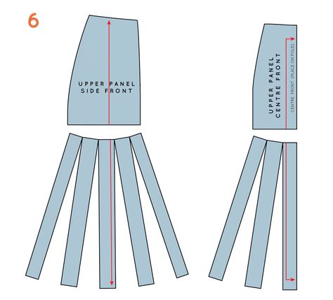 how_to_draft_a_fit_and_flare_skirt_6 Pants Pattern Drafting, Flare Skirt Pattern, Enchanted Cosplay, Skirt Pants Pattern, Mermaid Skirt Pattern, Flared Skirt Pattern, Diy Fashion Videos, Pattern Skirts, Pola Rok