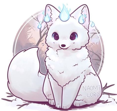 Artic fox🌸 Animal Anime, Snow Animals, Animals Drawing, Arctic Fox, Diabolik Lovers, Diabolik, Anime Drawings, Fox, Drawings