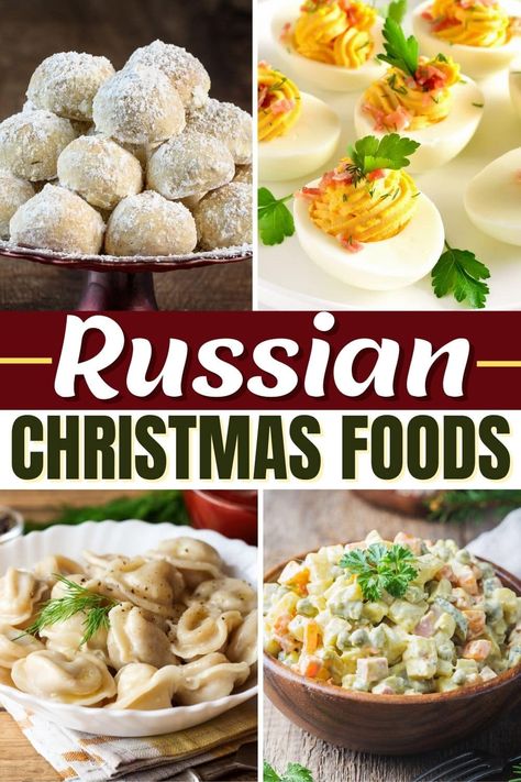 Irish Street Food, Ukrainian Christmas Food, Christmas Food From Around The World, Easy But Impressive Dinner, Christmas Around The World Food, Russian Christmas Food, Russian Food Recipes, Funky Recipes, Slavic Recipes