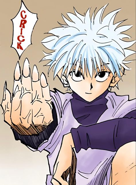 Killua Manga Colored, Killua Manga, Hunter Tattoo, Yoshihiro Togashi, Manga Colored, Killua Zoldyck, Hunter Anime, Cool Anime Wallpapers, Manga Panels