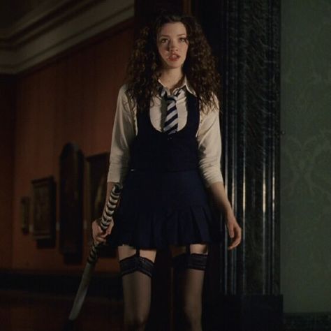 Talulah Riley, St Trinians, School Costume, School Uniform Fashion, 30 Outfits, Punk Princess, Lost Girl, Uniform Fashion, Hair Clothes