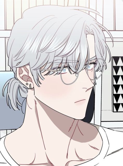 Stranger Than Friends, Lezhin Comics, Yuri Manga, Boys Wallpaper, Cool Anime Guys, Handsome Anime Guys, Handsome Anime, Manhwa Manga, White Hair