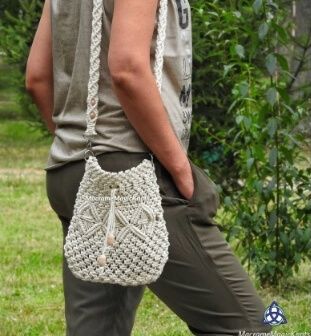 Macrame Bag Pattern, Macrame Tas, Macrame Bag Tutorial, Bag Macrame, Macrame Bags, Macrame Hammock, Macrame Purse, Macrame Supplies, Bag Tutorial