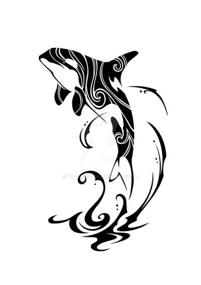 Old Women With Tattoos, Killer Whale Tattoo, Stammestattoo Designs, Tattoo Font Styles, Tattoo Name Fonts, Tattoo Wall Art, Orca Tattoo, Whale Tattoos, White Drawing