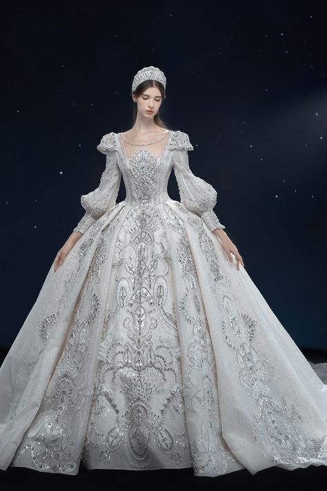 Murphy - TheAtelier Royal Wedding Dress Queens, Princess Wedding Theme, Queen Wedding Dress, Parisienne Style, Royal Wedding Dress, Boutique Couture, 2024 Spring Summer, Tulle Ball Gown, Fantasy Gowns