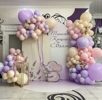 Elephant Babyshower, Baby Shower Balloon Decorations, Girl Shower Themes, 1st Birthday Girl Decorations, Party Backdrops, Elephant Baby Shower Theme, Baby Shower Deco, Elephant Shower