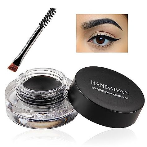 Rosarden Waterproof Brow Pomade, Black Eyebrow Cream with Eyebrow Brush, Eyebrow Gel Long Lasting Wear, Brow Pencil High Pigment, Smudgeproof, Sweatproof and Quickly Dry, Eyebrow Makeup for Women Check more at https://uk.productsoffer.in/rosarden-waterproof-brow-pomade-black-eyebrow-cream-with-eyebrow-brush-eyebrow-gel-long-lasting-wear-brow-pencil-high-pigment-smudgeproof-sweatproof-and-quickly-dry-eyebrow-makeup-for-women/ Black Eyebrows, Brow Pomade, Eyebrow Gel, Eyebrow Brush, Brow Pencil, Makeup Items, Pretty Stuff, Brow Pencils, Eyebrow Makeup