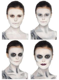 Halloween Ghost Makeup, Ghost Costume Makeup, Easy Zombie Makeup, Halloween Ies, Ghost Pirate Makeup, Ghost Zombie, Spooky Makeup, Halloween Spooktacular, ... Zombie Make Up, Maquillage Halloween Simple, Ghost Makeup, Addams Family Musical, Addams Family Costumes, Pirate Halloween Costumes, Bride Costume, Pirate Halloween, Ghost Costume