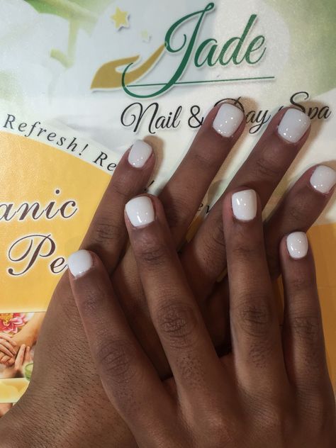 SNS nails White Manicure, Sns Nails, Tying The Knot, Tie The Knots, Nails Art, The Knot, Nail Art Designs, Knot, Manicure