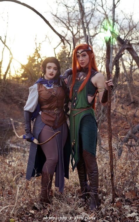 Dungeons And Dragons Cosplay, Vox Machina Origins, Keyleth Cosplay, Vex Ahlia, Caleb Widogast, Critical Role Cosplay, Fair Costume, Cosplay Couple, Play Pretend