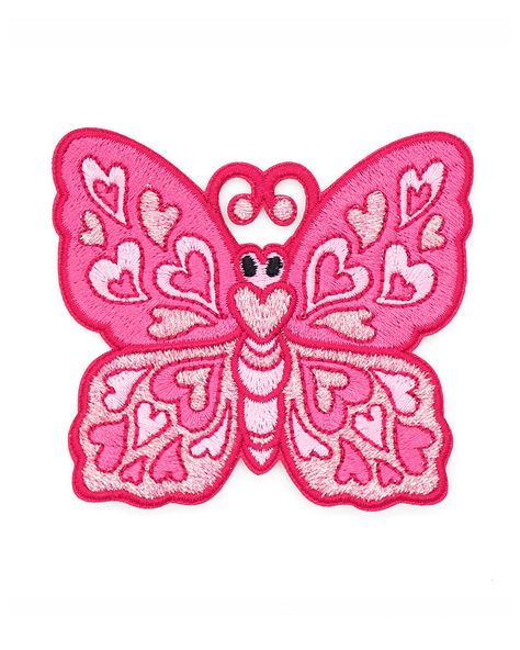 A beautiful open-winged butterfly featuring heart patterns throughout it's pink body and wings.Patch packaging includes instructions for ironing-on to your jacket, bag, or more making this a great gift.Emroidered patchIron-on backingUnique, heat-cut shapeFeatures cut-out space at antennae!Glitter... Cute Heart Stickers, Space Patches, Leather Jacket Patches, Space Patch, Game Roblox, Butterfly Patch, Online Scrapbook, Custom Embroidered Patches, Heart Butterfly