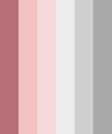 Hexadecimal Color, Pink Names, Cool Color Palette, Iphone Wallpaper Glitter, Pink Office, Silver Highlights, Palette Design, Pink Color Schemes, Grey Color Palette