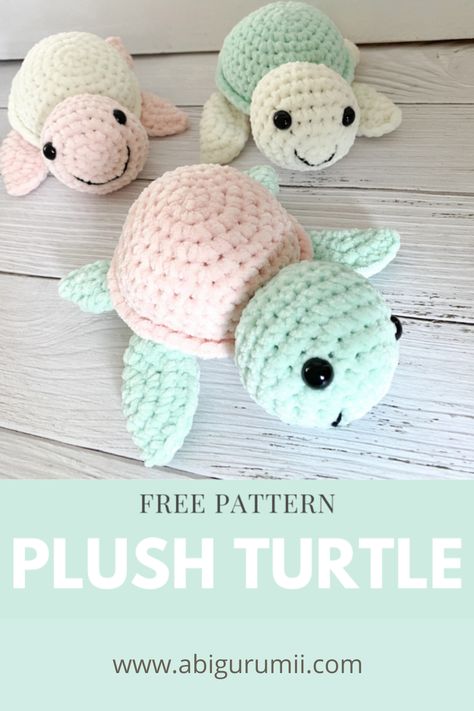 Crochet Turtle Pattern, Crochet Unique, Crochet Toys Free, Confection Au Crochet, Crochet Turtle, Pola Amigurumi, Double Rainbow, Crochet Animals Free Patterns, Turtle Pattern